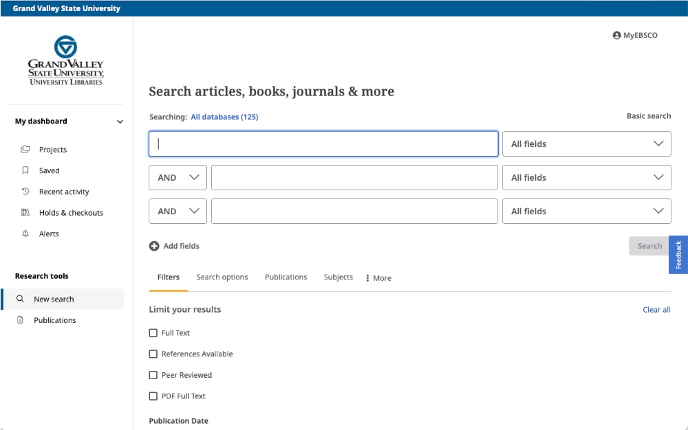 EBSCOHost Updates